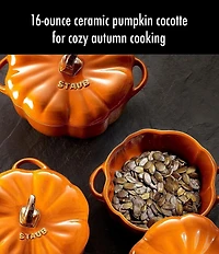 Staub Stoneware Pumpkin Dutch Oven