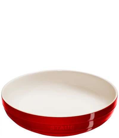 Staub Stoneware Shallow Serving Bowl, 3.25 Qt.
