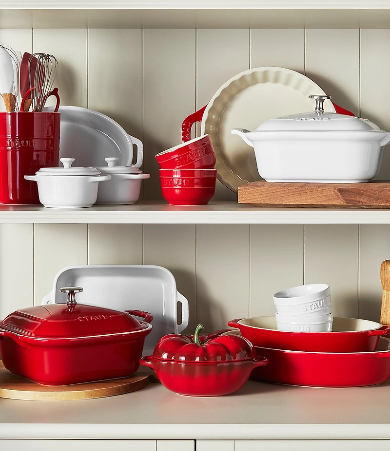 Staub Stoneware Tomato Petite Dutch Oven