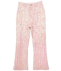 Stella 88 Big Girls Sequin Tweed Flare Pants