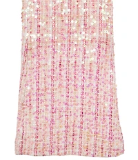 Stella 88 Big Girls Sequin Tweed Flare Pants