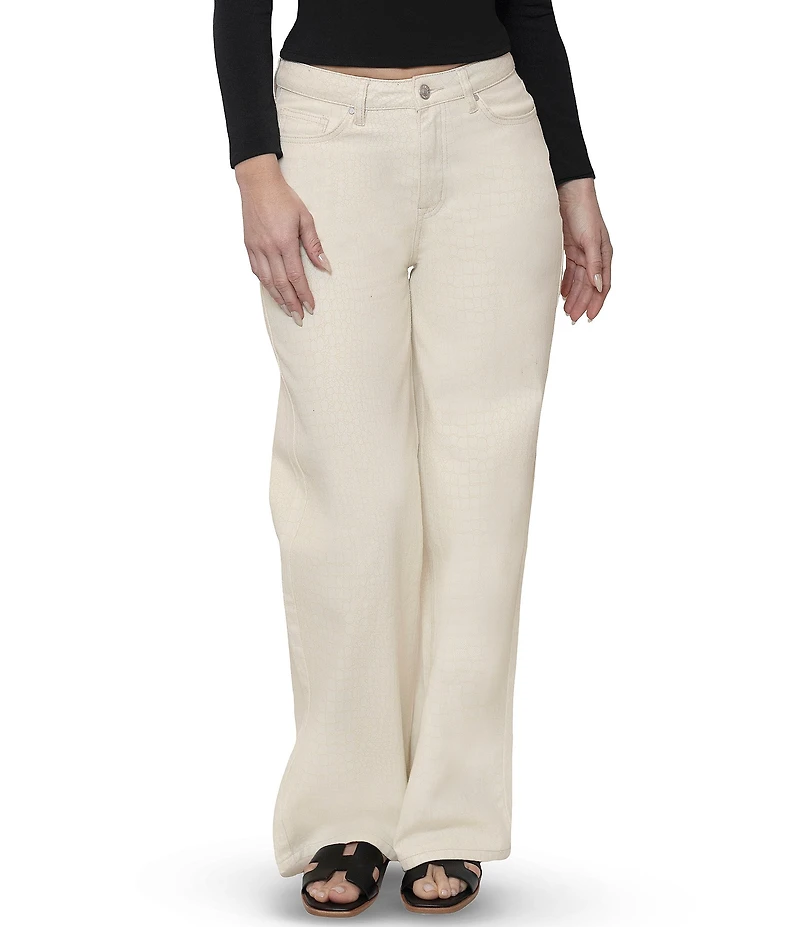 Steve Madden 90s Crocodile Coated Pants