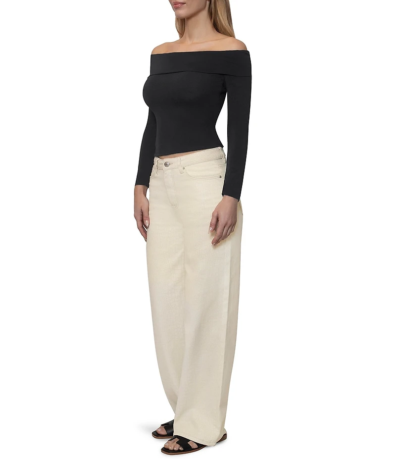 Steve Madden 90s Crocodile Coated Pants