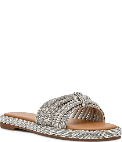 Steve Madden Abound Rhinestone Embellished Slide Sandals