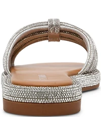 Steve Madden Abound Rhinestone Embellished Slide Sandals