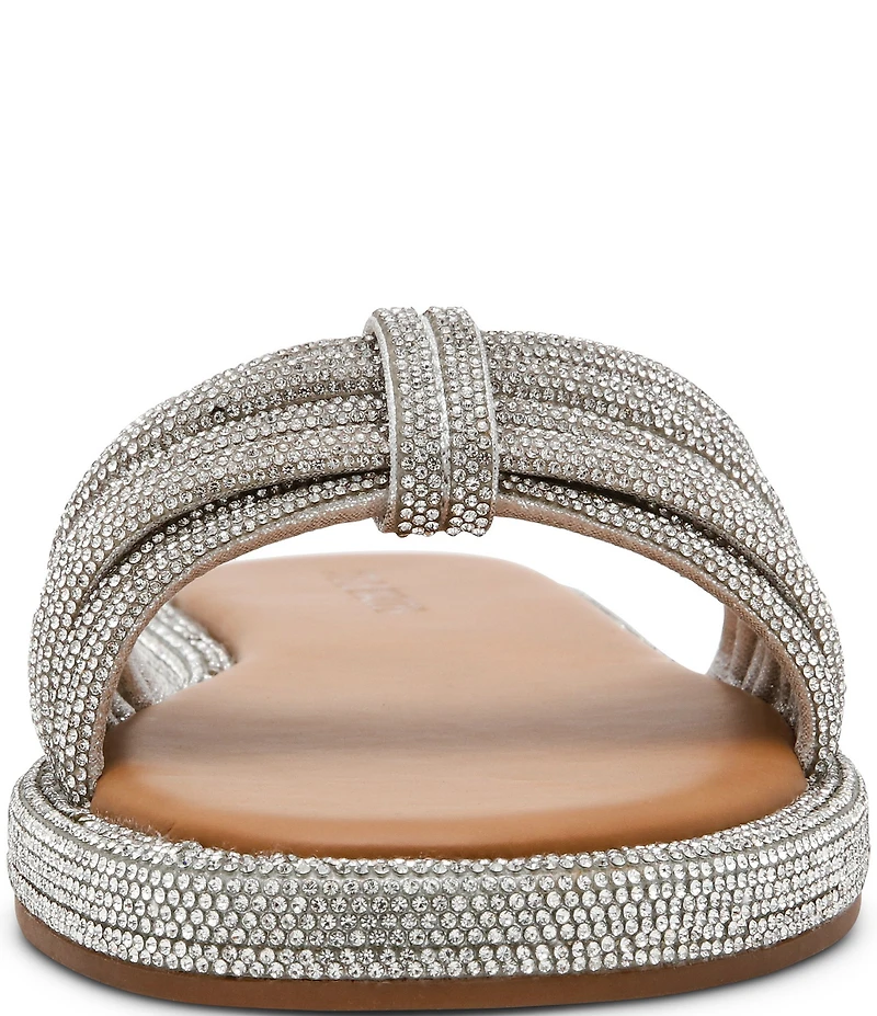 Steve Madden Abound Rhinestone Embellished Slide Sandals