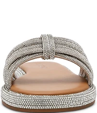 Steve Madden Abound Rhinestone Embellished Slide Sandals