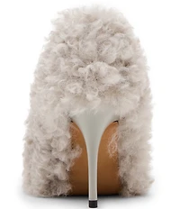 Steve Madden Achilles Faux Fur Point Toe Stiletto Pumps