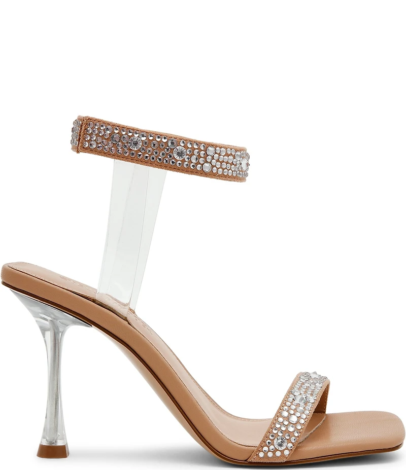 Steve Madden Adena Rhinestone Embellished Dress Sandals