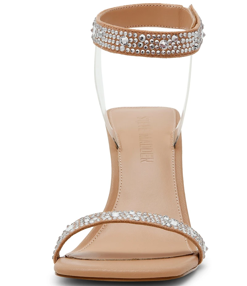 Steve Madden Adena Rhinestone Embellished Dress Sandals