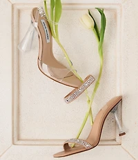 Steve Madden Adena Rhinestone Embellished Dress Sandals