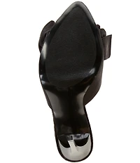 Steve Madden Affinity Satin Ruffle Detailed Dress Slide Sandals