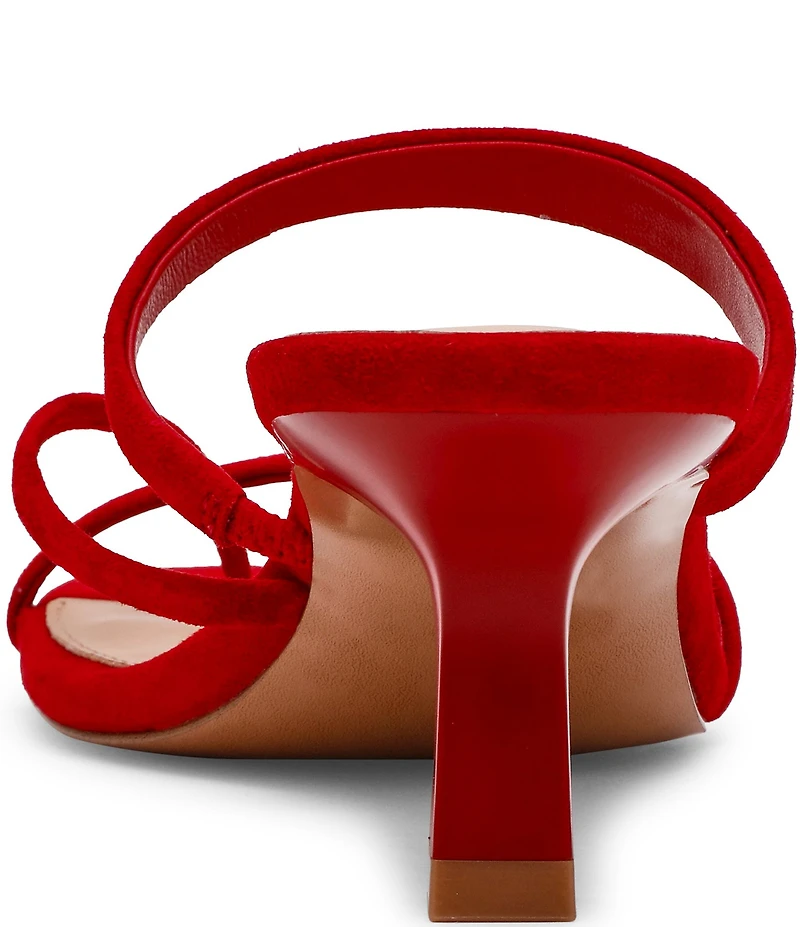 Steve Madden Ajay Suede Strappy Dress Slide Sandals