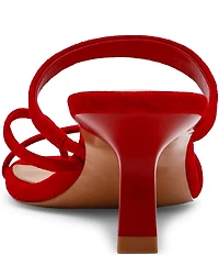 Steve Madden Ajay Suede Strappy Dress Slide Sandals