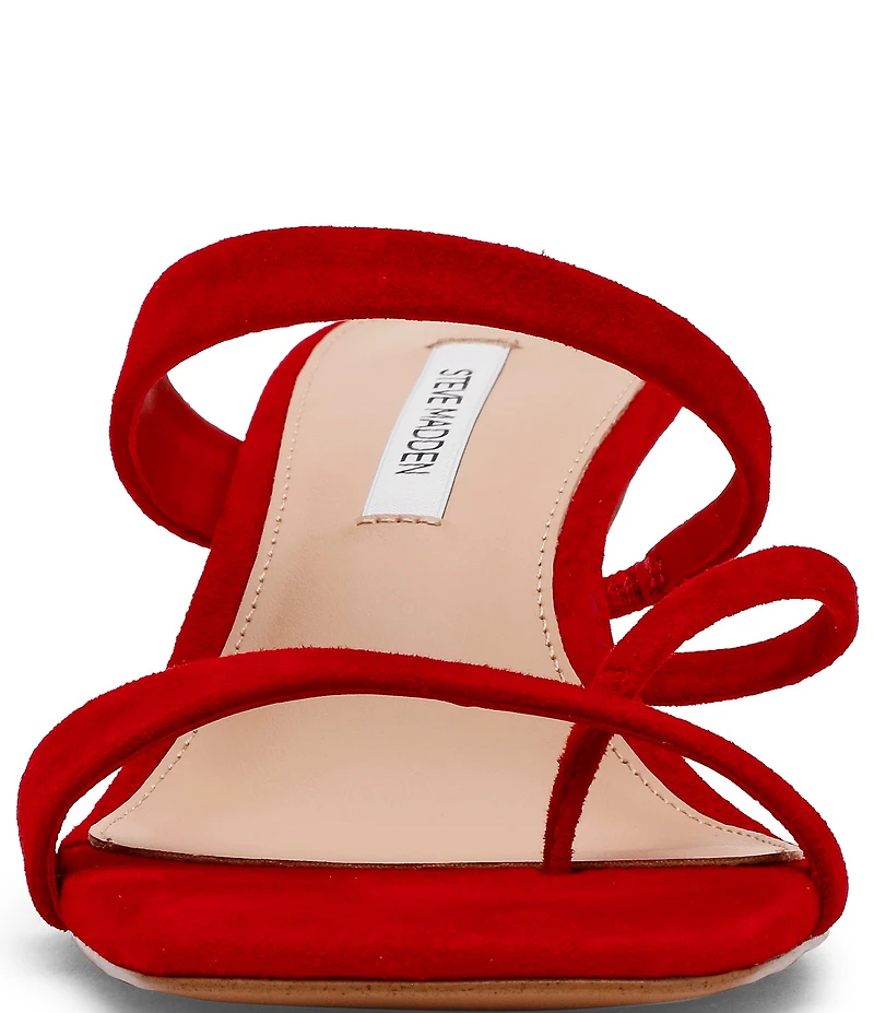Steve Madden Ajay Suede Strappy Dress Slide Sandals