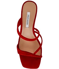 Steve Madden Ajay Suede Strappy Dress Slide Sandals