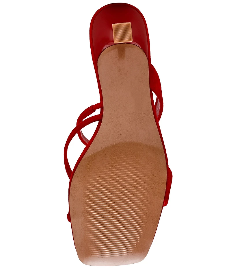 Steve Madden Ajay Suede Strappy Dress Slide Sandals