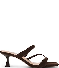 Steve Madden Ajay Suede Strappy Dress Slide Sandals