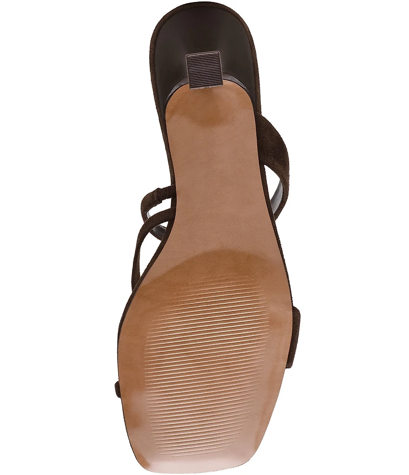 Steve Madden Ajay Suede Strappy Dress Slide Sandals