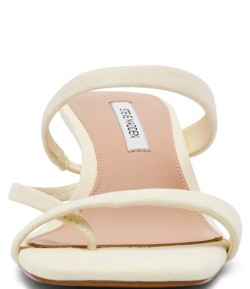 Steve Madden Ajay Suede Strappy Dress Slide Sandals