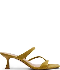 Steve Madden Ajay Suede Strappy Dress Slide Sandals