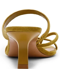 Steve Madden Ajay Suede Strappy Dress Slide Sandals