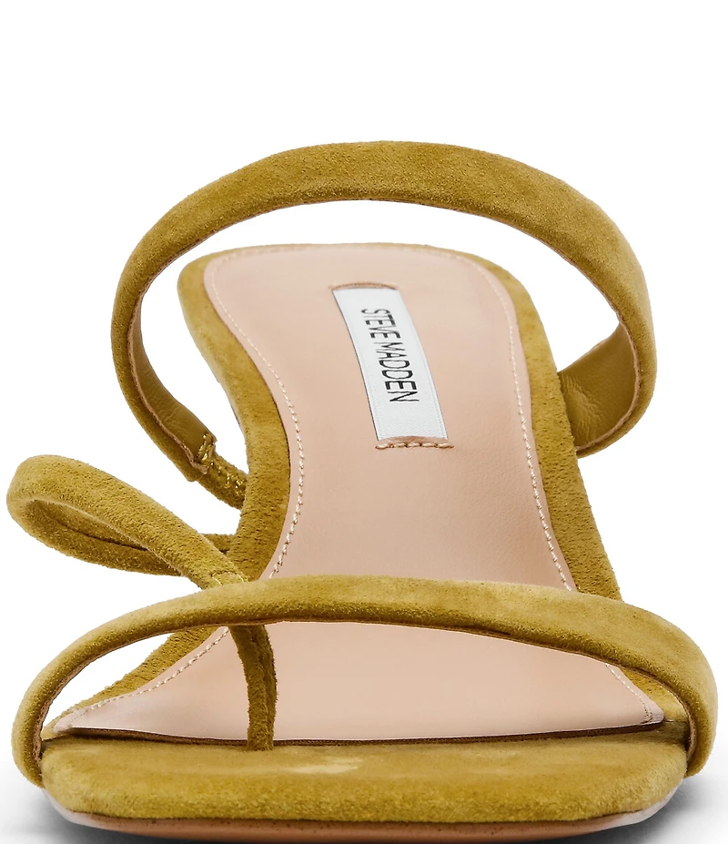 Steve Madden Ajay Suede Strappy Dress Slide Sandals