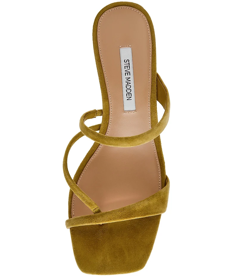 Steve Madden Ajay Suede Strappy Dress Slide Sandals