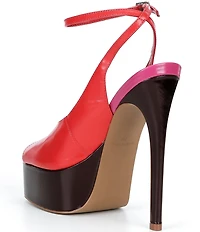 Steve Madden Alaric Leather Ankle Strap Platform Dress Sandals