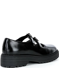 Steve Madden Alba Leather Double Strap Mary Jane Oxfords