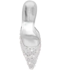 Steve Madden Alexi Sequin Embellished Mesh Dress Mules