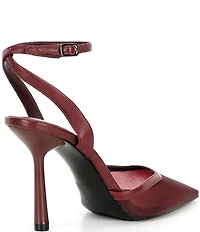 Steve Madden Alliance-M Mesh Ankle Strap Pointed Toe Pumps
