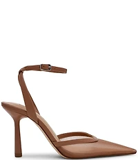 Steve Madden Alliance Mesh Ankle Strap Pointed Toe Pumps