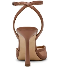 Steve Madden Alliance Mesh Ankle Strap Pointed Toe Pumps