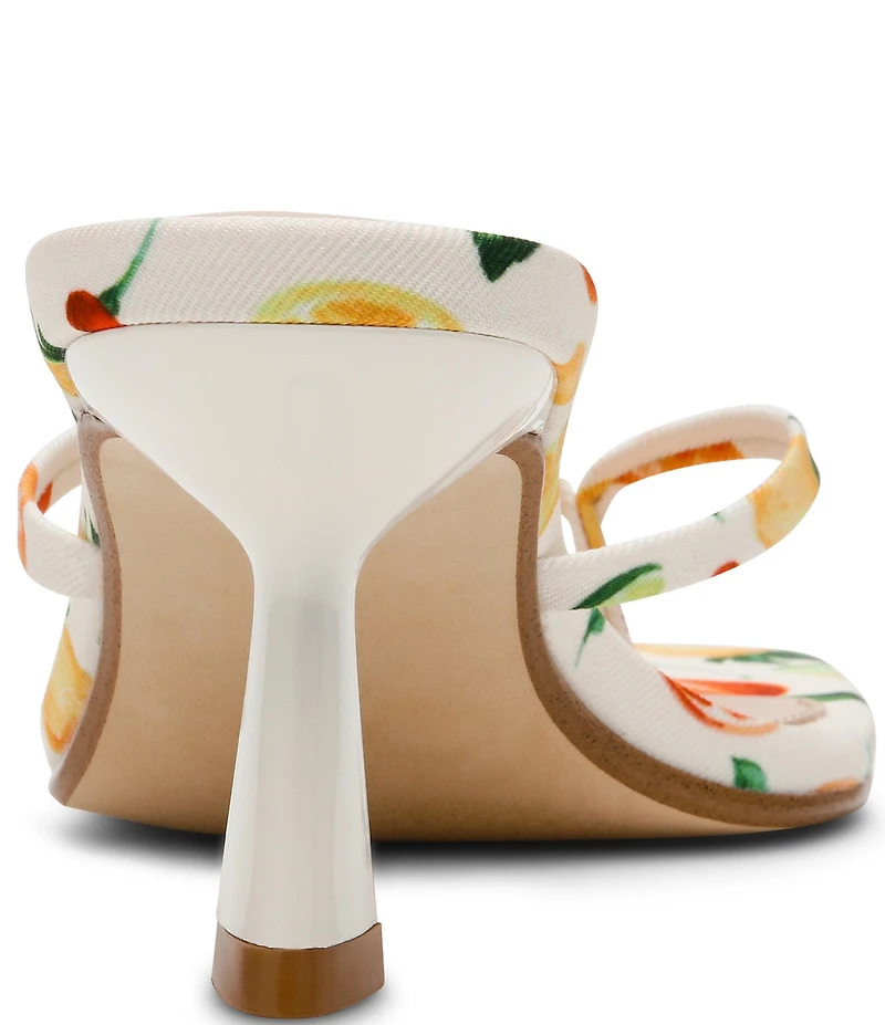 Steve Madden Allies Fruit Print Thong Dress Sandals