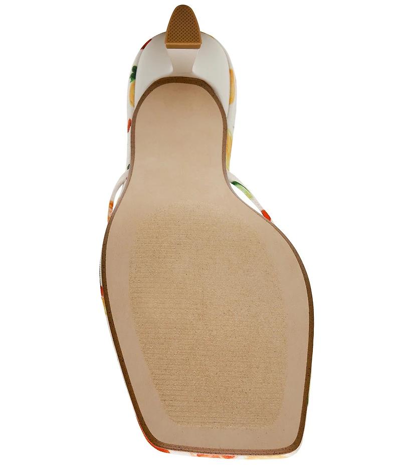 Steve Madden Allies Fruit Print Thong Dress Sandals