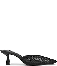 Steve Madden Alyse Mesh Kitten Heel Dress Mules
