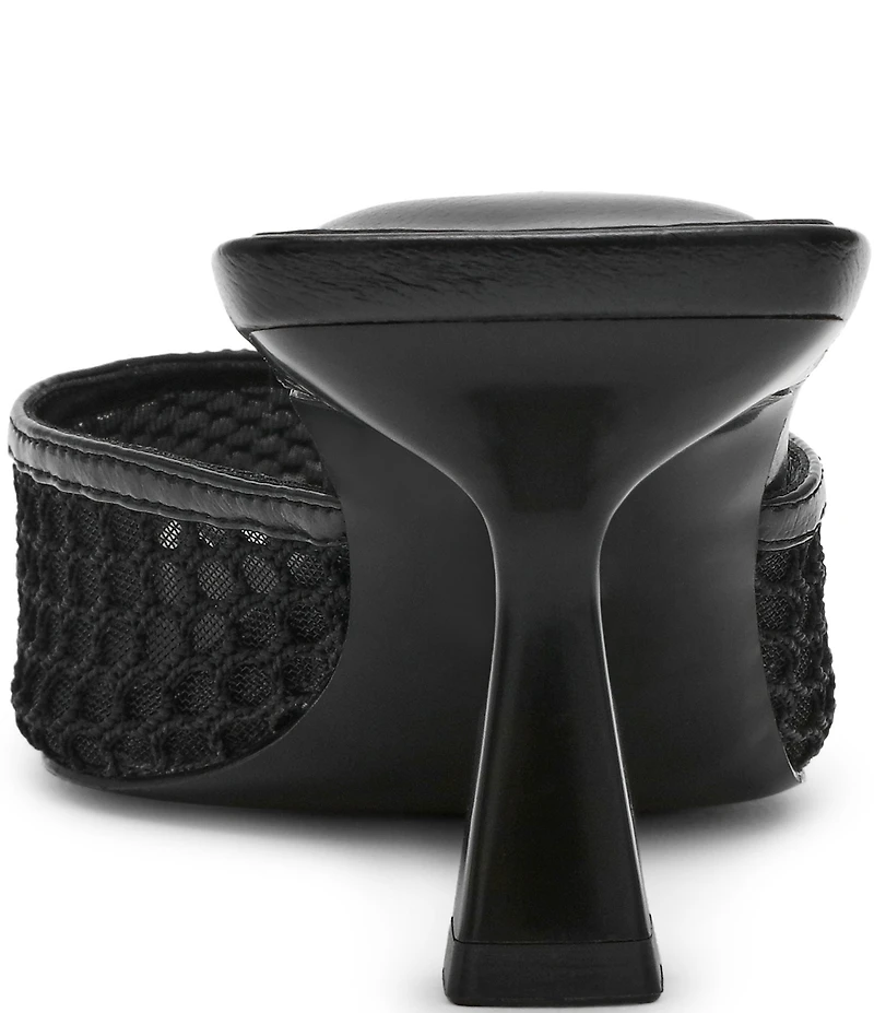 Steve Madden Alyse Mesh Kitten Heel Dress Mules