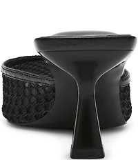 Steve Madden Alyse Mesh Kitten Heel Dress Mules