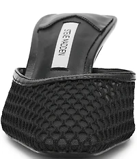 Steve Madden Alyse Mesh Kitten Heel Dress Mules