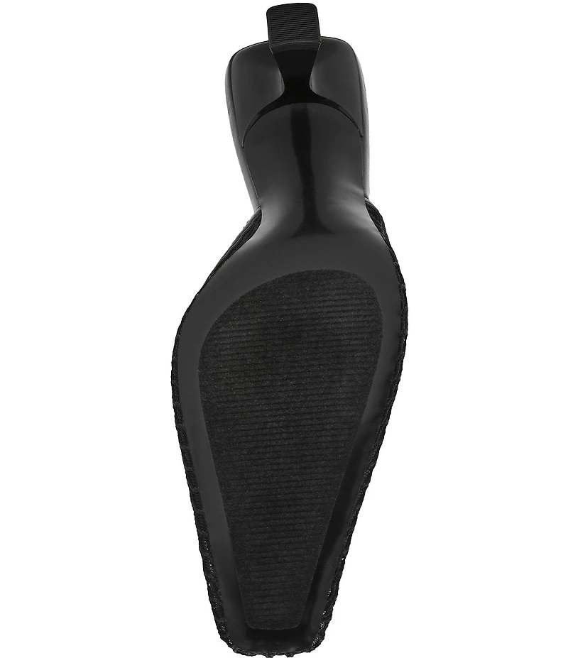 Steve Madden Alyse Mesh Kitten Heel Dress Mules