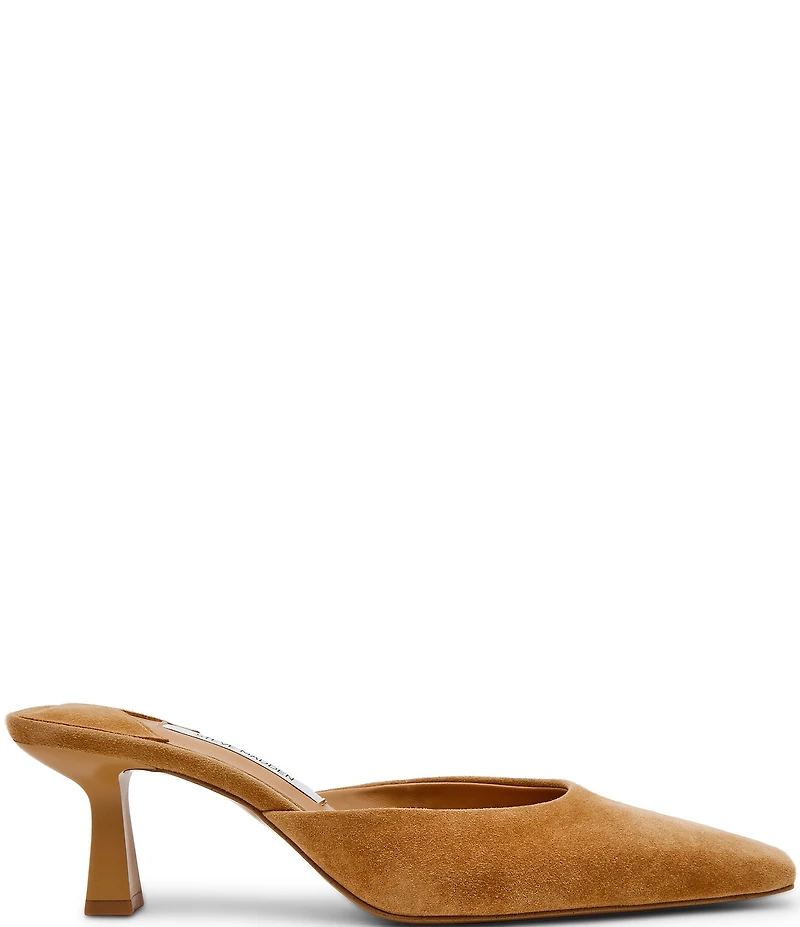 Steve Madden Alyse Suede Kitten Heel Dress Mules
