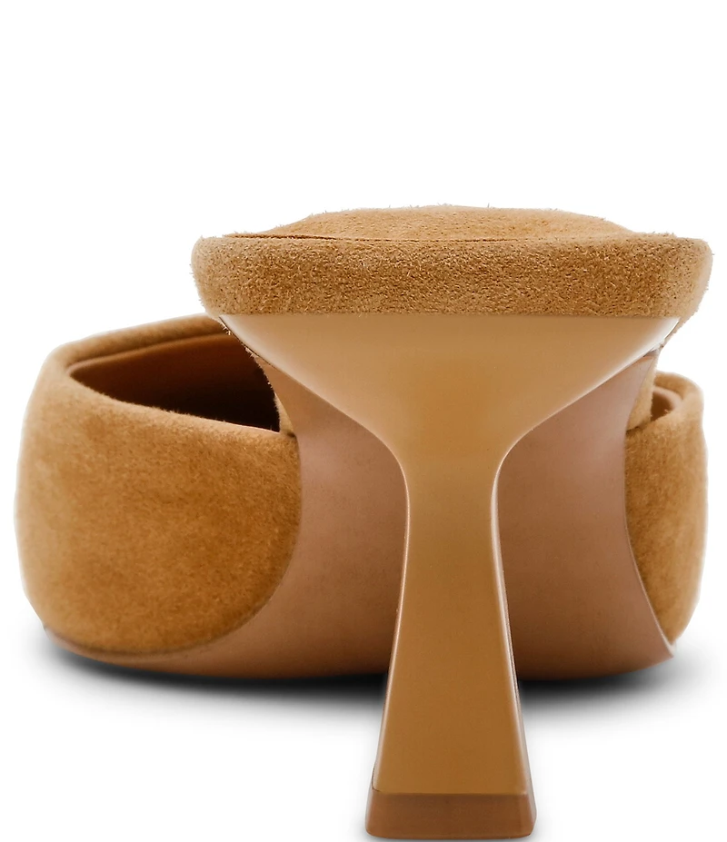 Steve Madden Alyse Suede Kitten Heel Dress Mules