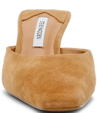 Steve Madden Alyse Suede Kitten Heel Dress Mules