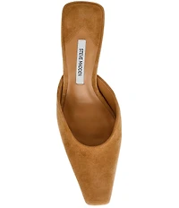 Steve Madden Alyse Suede Kitten Heel Dress Mules