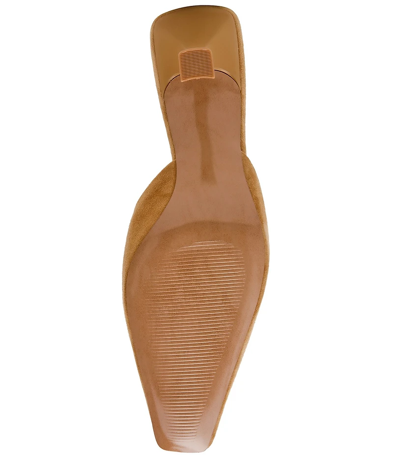 Steve Madden Alyse Suede Kitten Heel Dress Mules