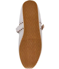 Steve Madden Anaya Distressed Leather Mary Jane Ballet Flats