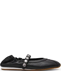 Steve Madden Anaya Leather Studded Mary Jane Ballet Flats