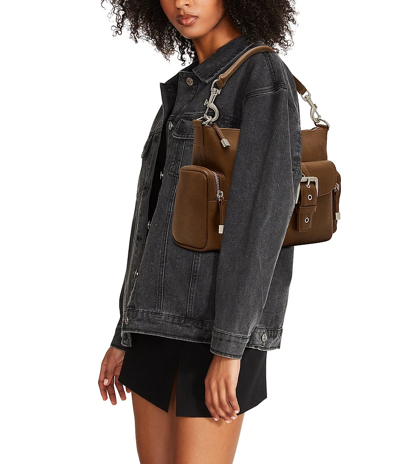Steve Madden Andrew Buckle Cargo Shoulder Bag