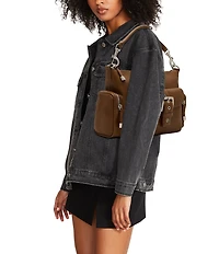 Steve Madden Andrew Buckle Cargo Shoulder Bag